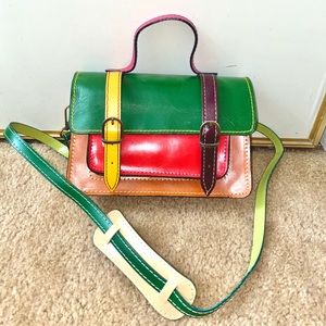 handmade crossbody bag -  italy made